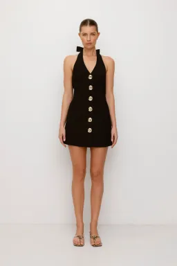 The Wolf Gang Irida Vest Dress / Black / Size 12 for rent on The Volte - image 1