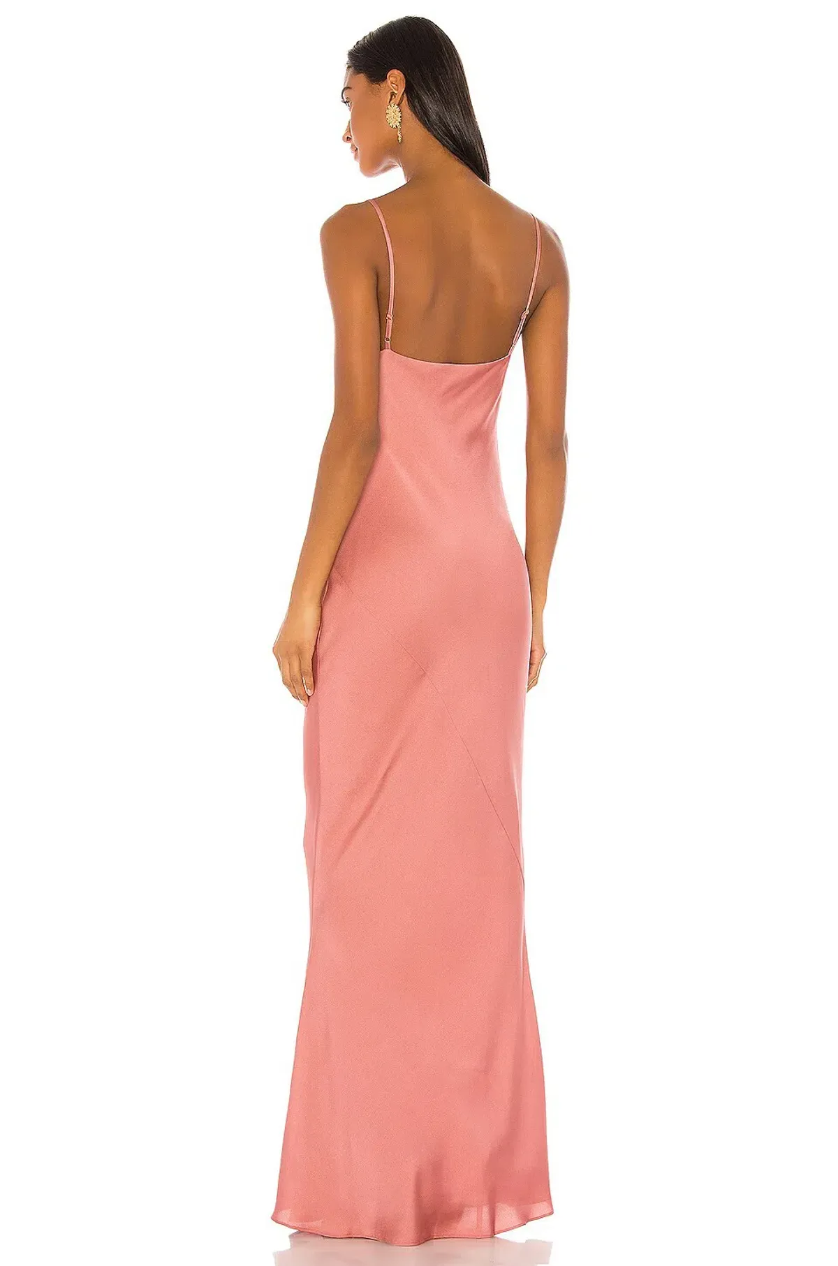 Shona Joy Luxe Bias Cowl Slip Dress in Rosé Size 12 - Image 1