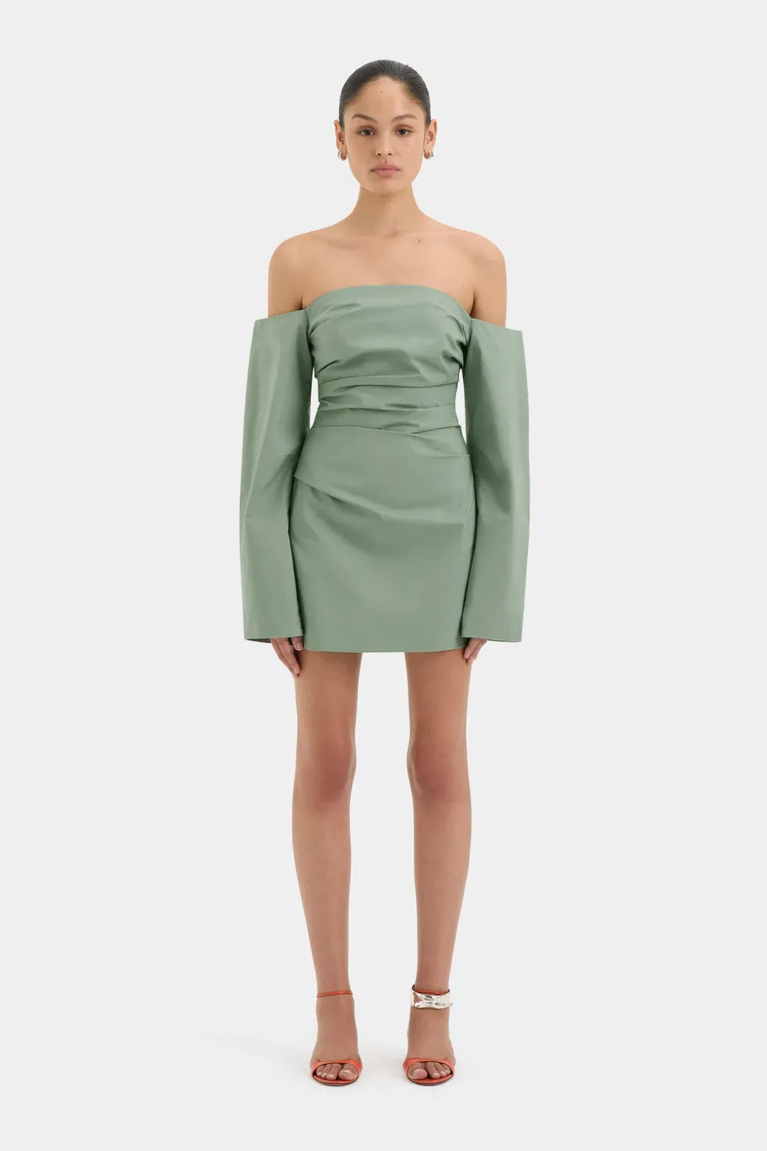 Sir- Martina Sleeved Mini Dress- 3 for rent on The Volte - main image