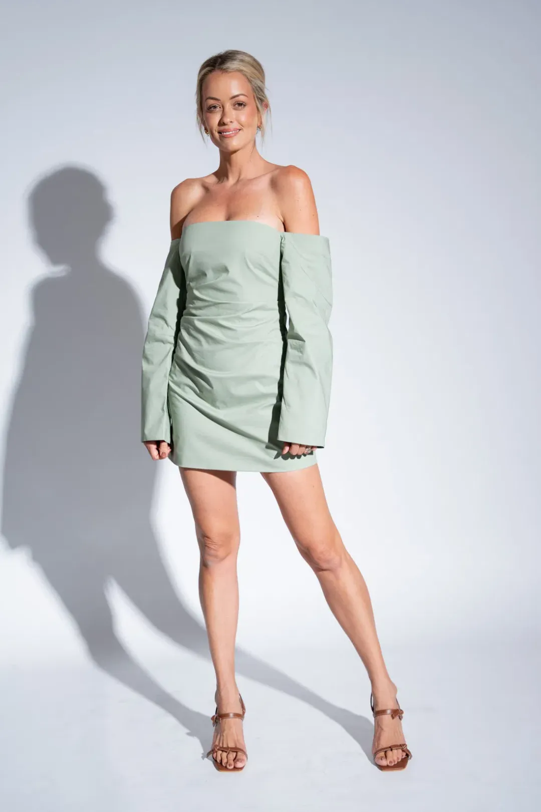 Sir- Martina Sleeved Mini Dress- 3 for rent on The Volte - main image