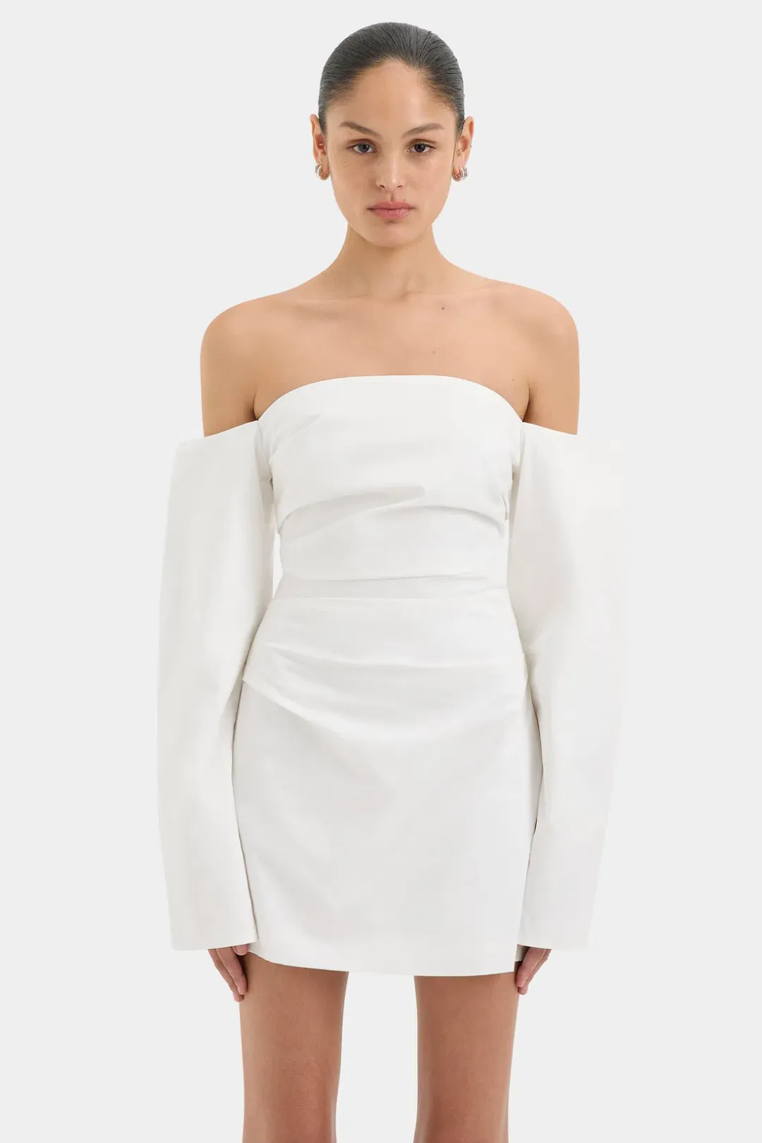 Sir- Martina Sleeved Mini Dress-2 for rent on The Volte - main image