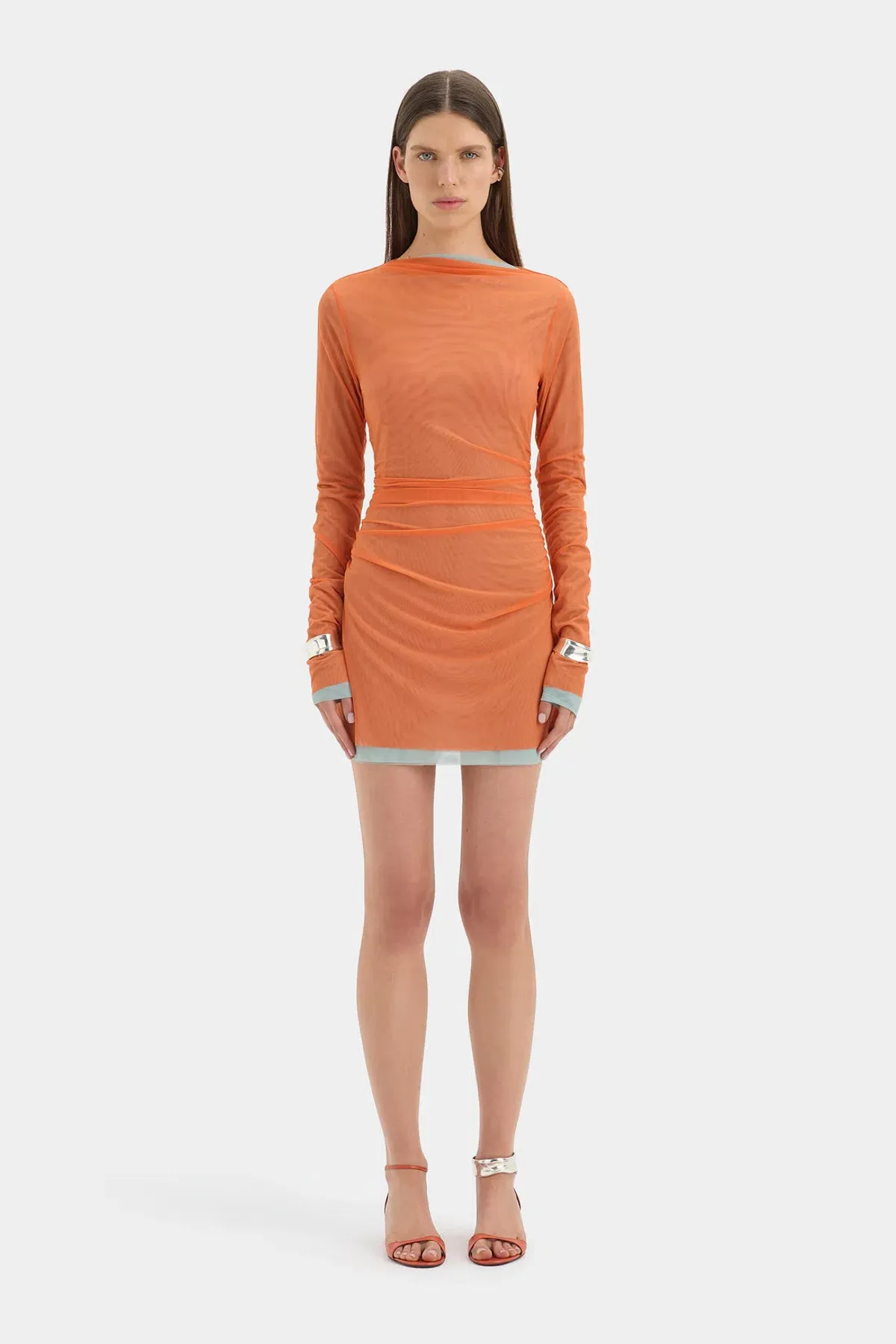 Sir- Costa Gathered Mini Dress- 0 - Image 1