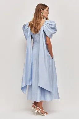 Aje Bisou Midi Dress in Pale Blue - Size 8 for rent on The Volte - image 2