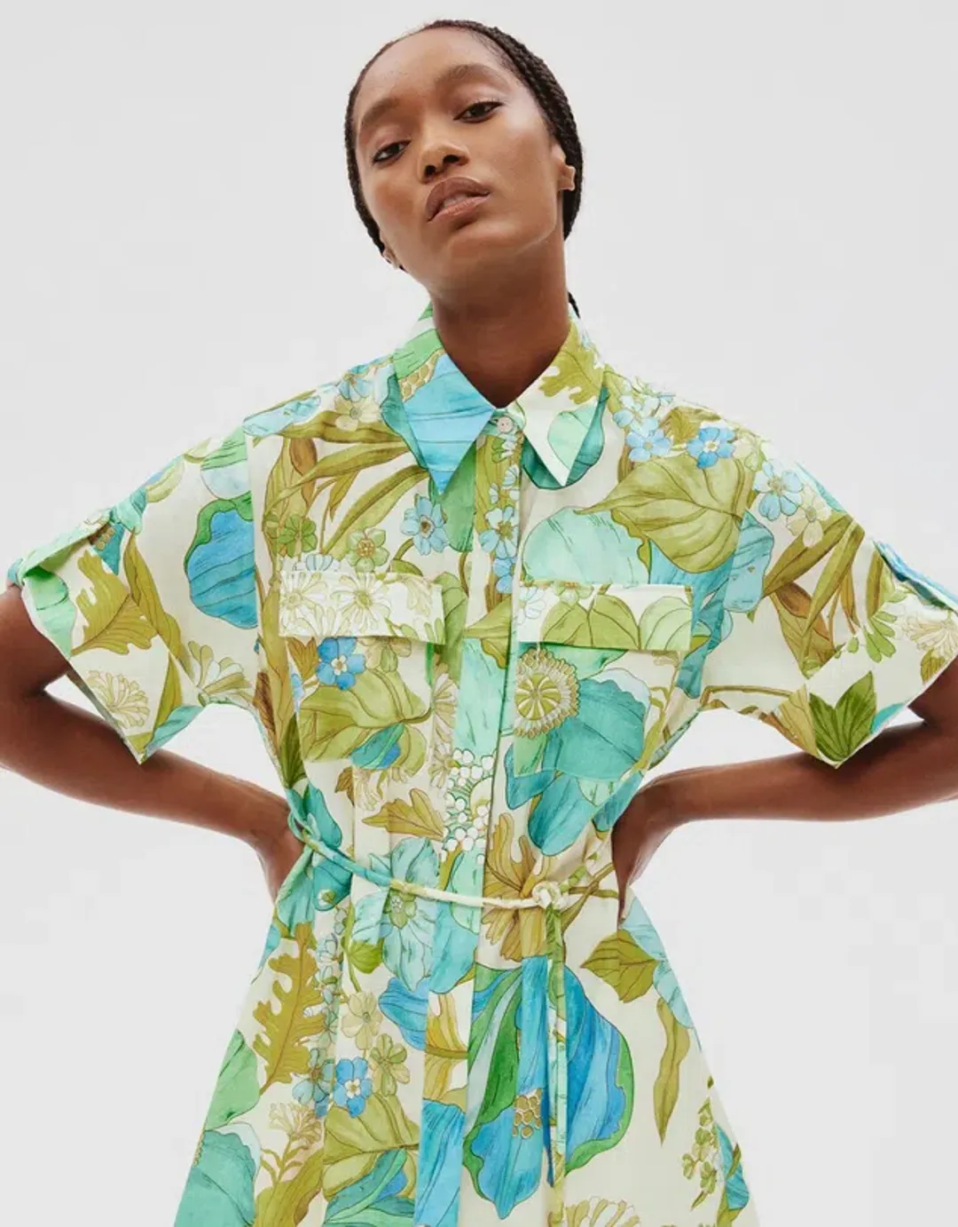 Janis Shirt Dress for rent on The Volte - main image