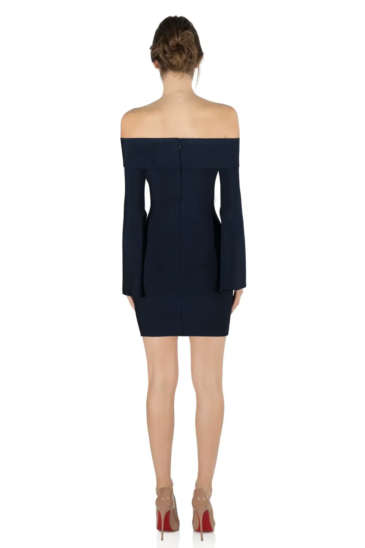 MISHA Rozie Bandage Dress Navy Size 12 - Image 3