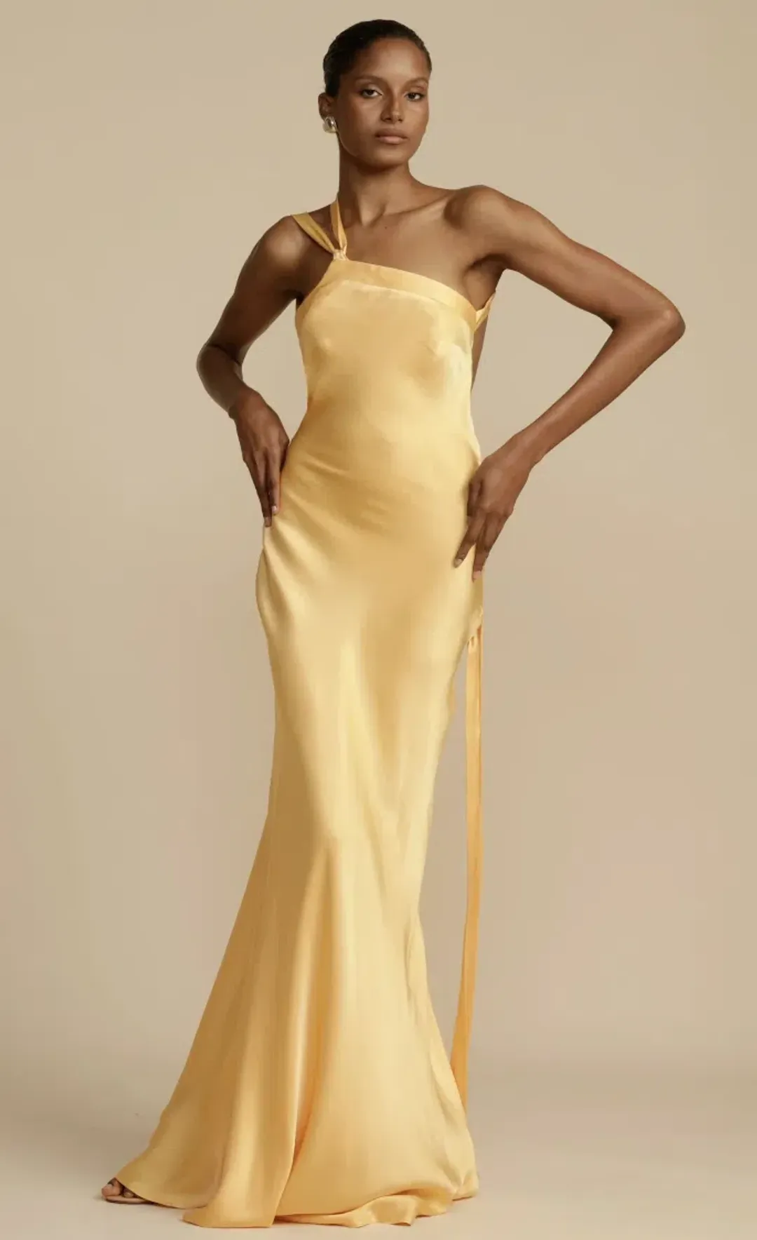 Arcina Ori Monique Dress Sunshine Yellow Maxi Dress - 10 for rent on The Volte - main image