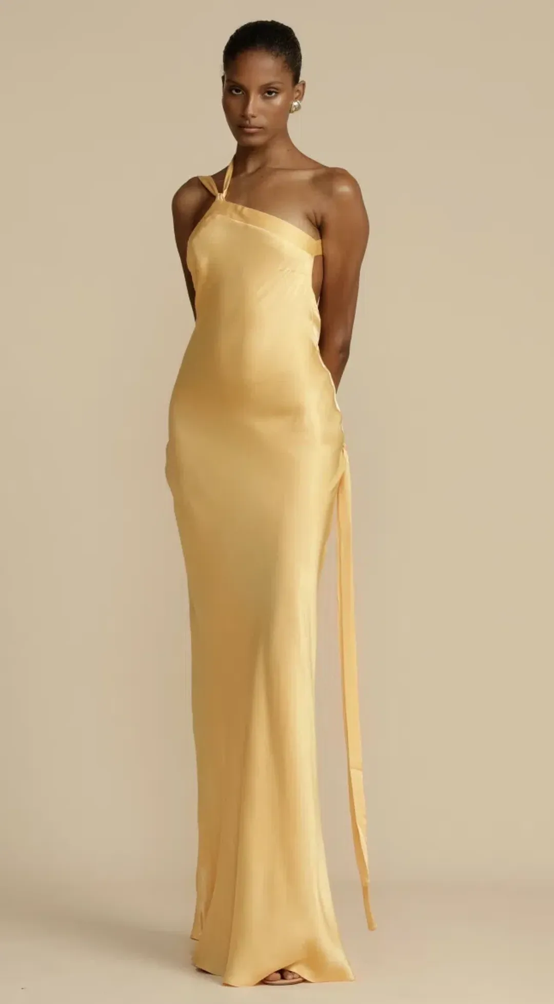 Arcina Ori Monique Dress Sunshine Yellow Maxi Dress - 12 for rent on The Volte - main image
