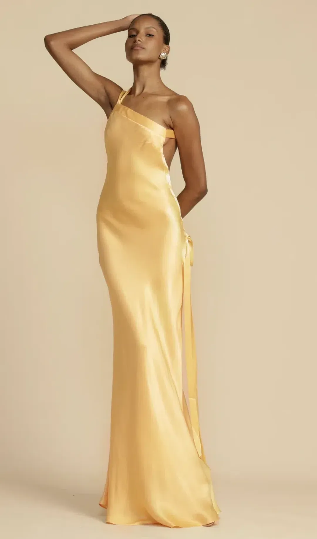 Arcina Ori Monique Dress Sunshine Yellow Maxi Dress - 12 for rent on The Volte - main image