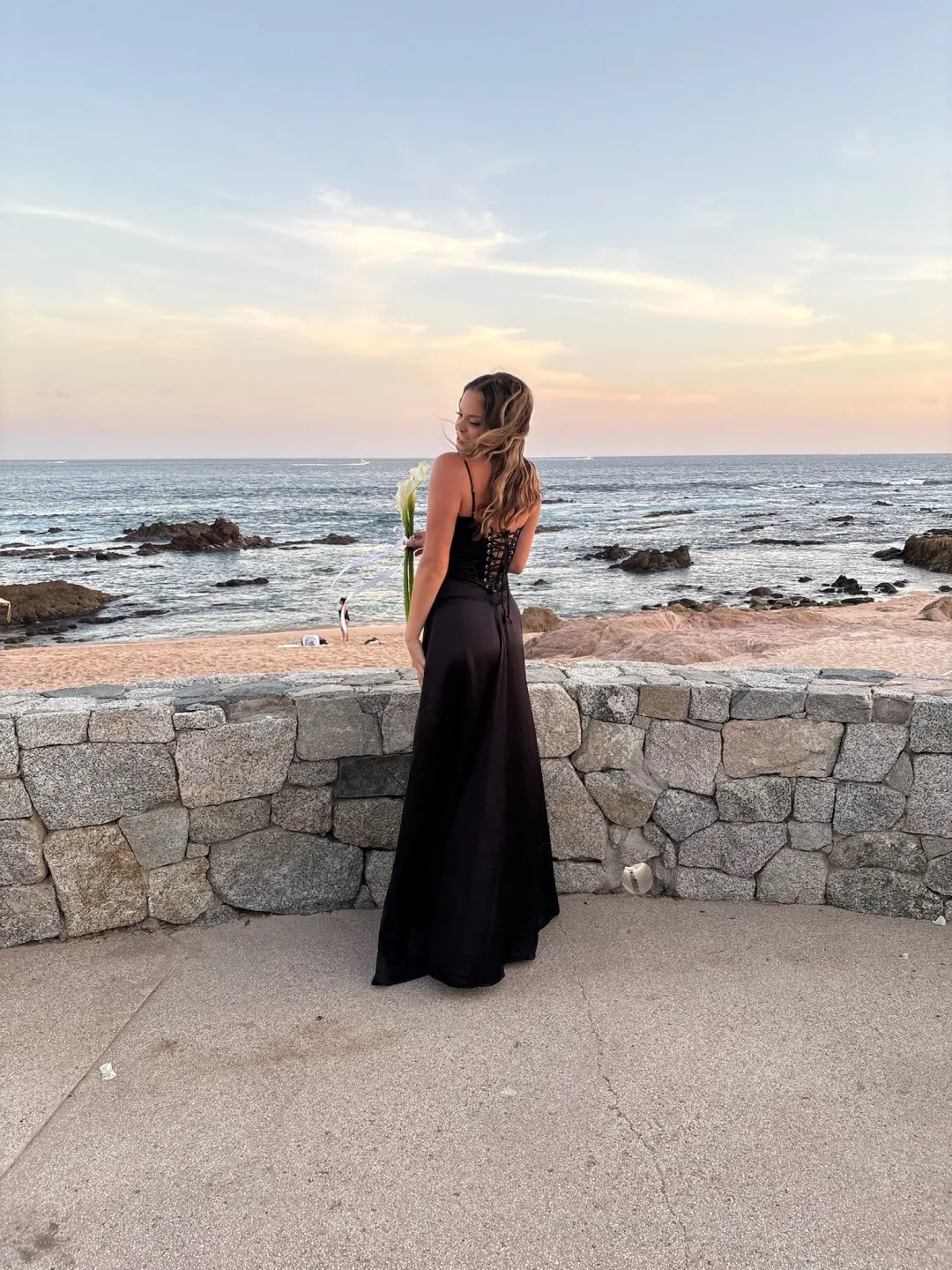 House of CB ANABELLA Black Maxi Dress for rent on The Volte - main image