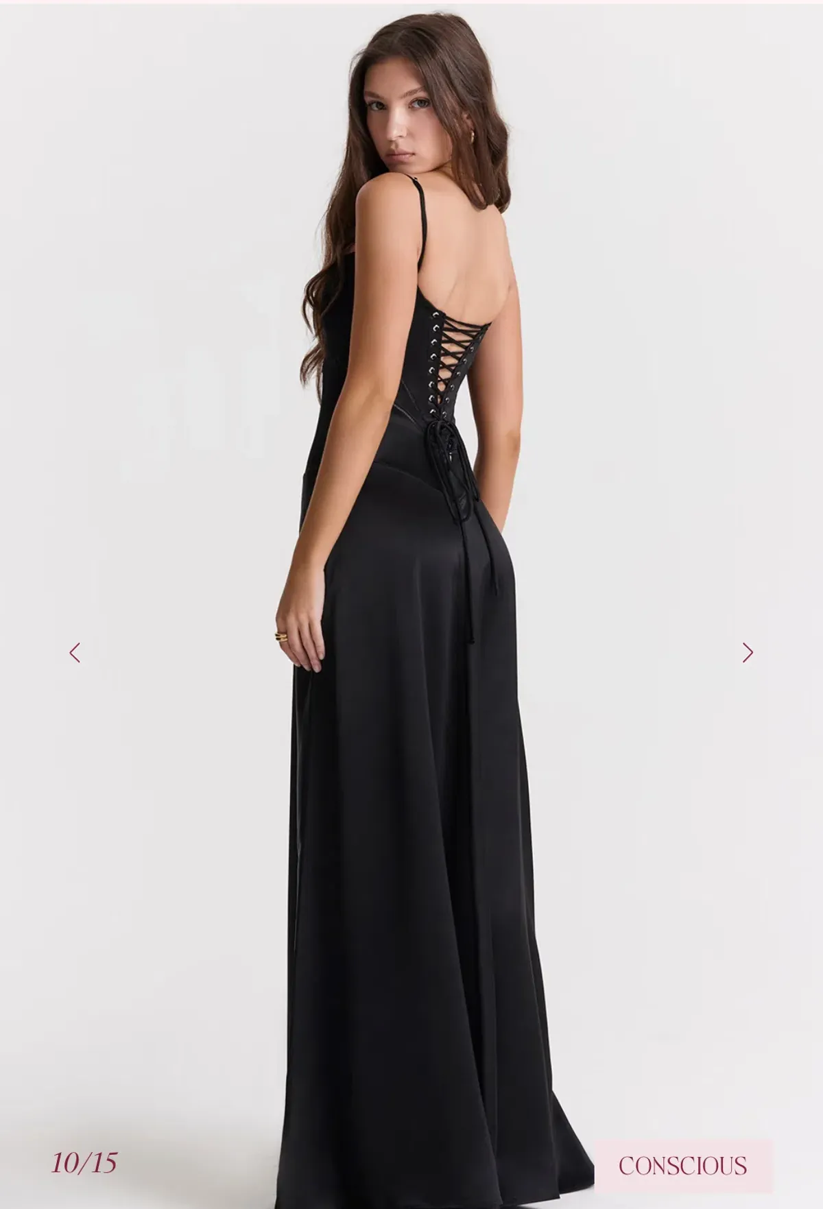 House of CB ANABELLA Black Maxi Dress - Image 4