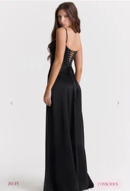 House of CB ANABELLA Black Maxi Dress for rent on The Volte - image 4