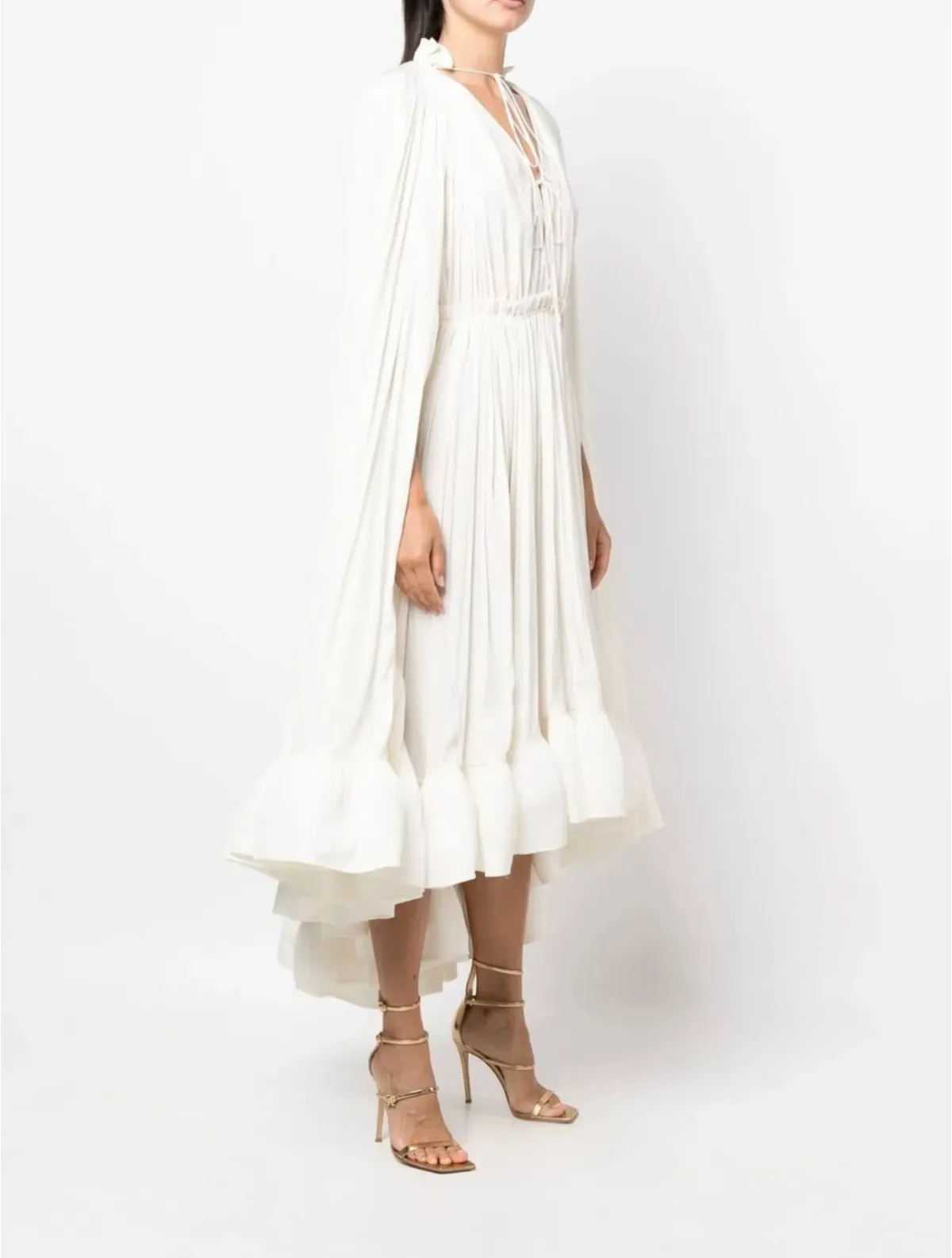 Lanvin CHARMEUSE MIDI DRESS size 46 /AU18 - Image 3