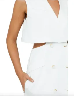 Alcott dress soft white for rent on The Volte - image 4