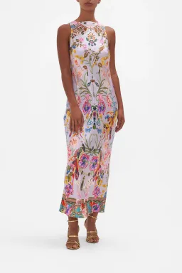 Natures Kaleidoscope Bias Slip With Draped Back for rent on The Volte - image 6