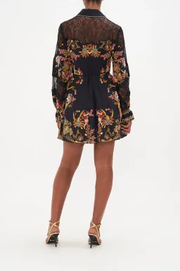 To Catch A Spider Shift Shirt Dress for rent on The Volte - image 5