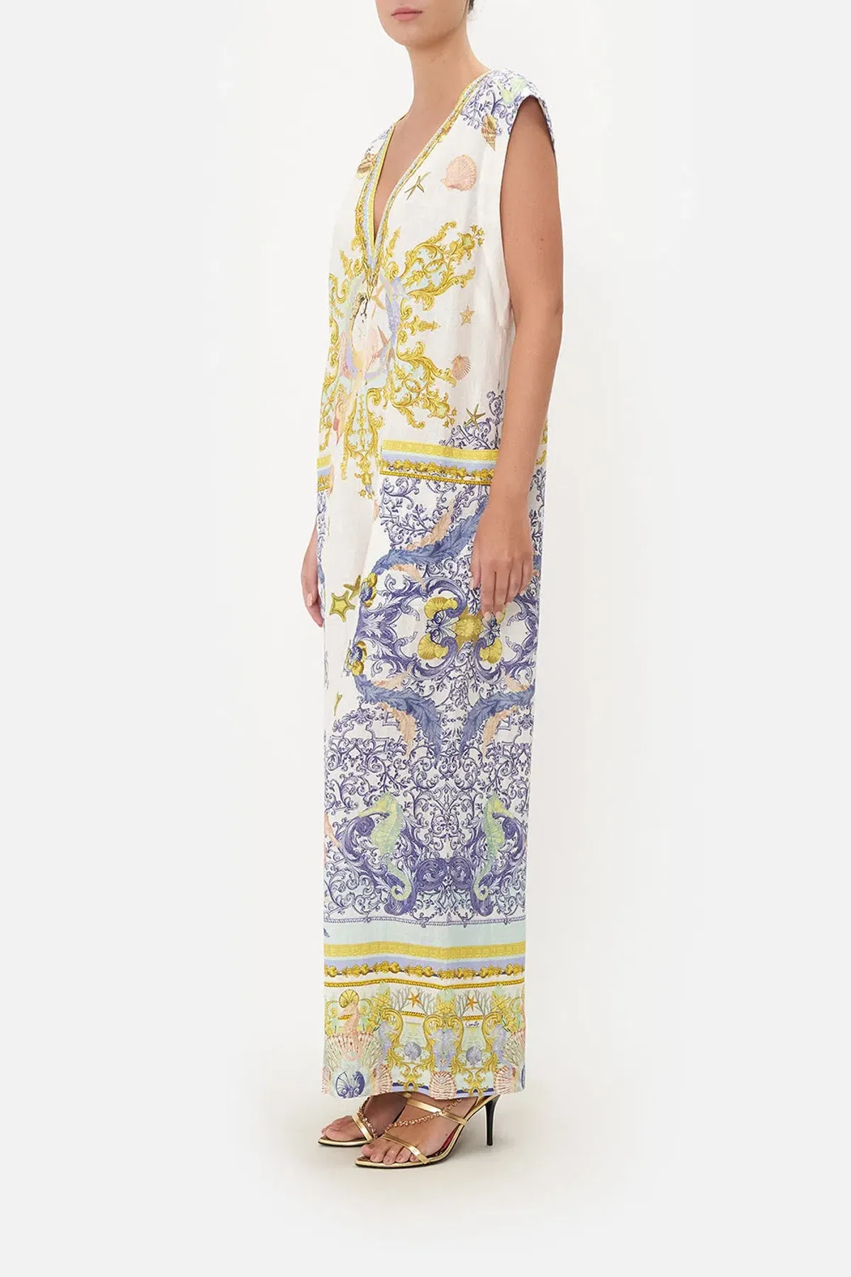 V Neck Jumpsuit Star Of The Sea - Image 4