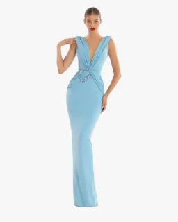 Blue Butterfly Gown for rent on The Volte - image 1