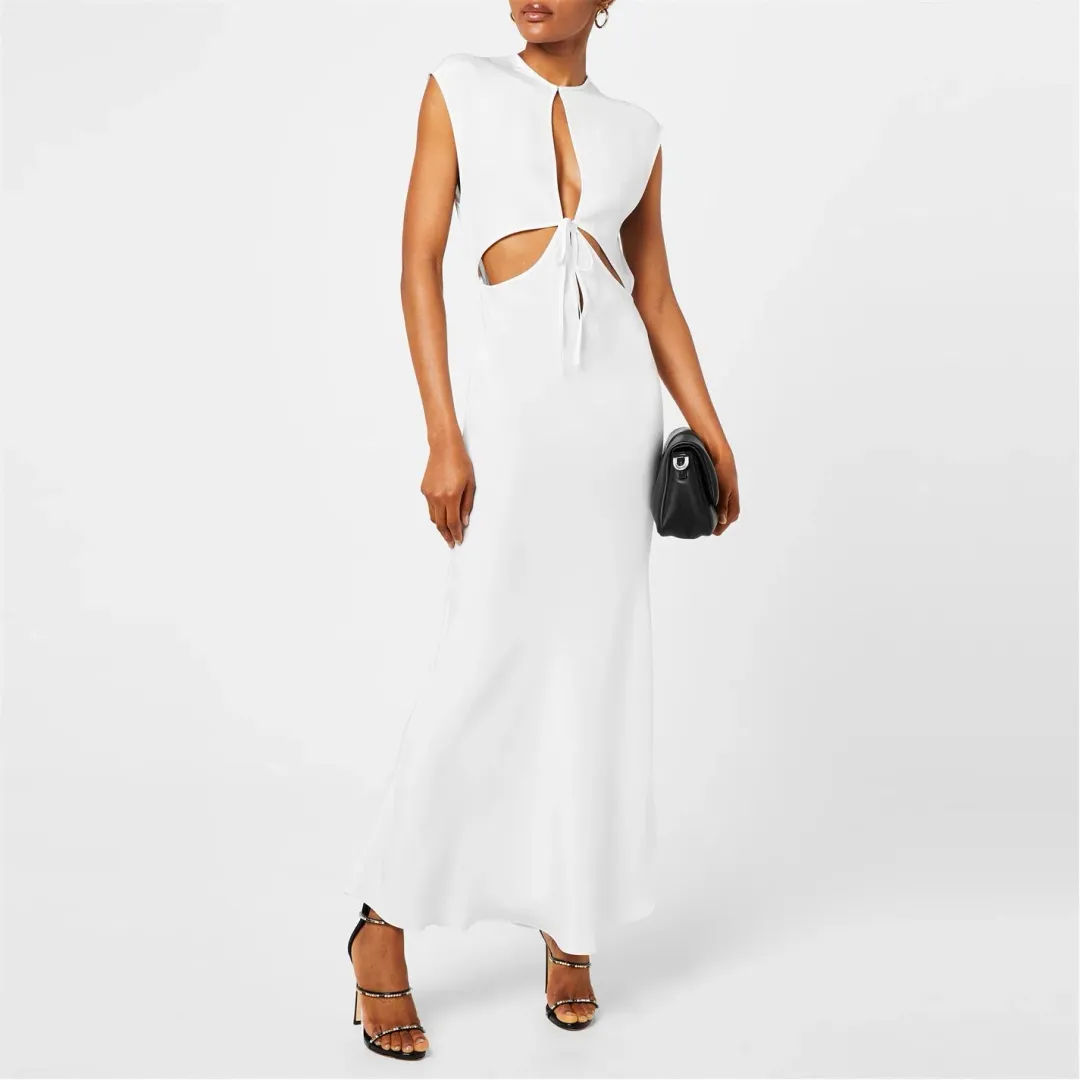 Triquetra Muscle Tank dress white for rent on The Volte - main image