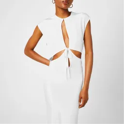 Triquetra Muscle Tank dress white for rent on The Volte - image 2