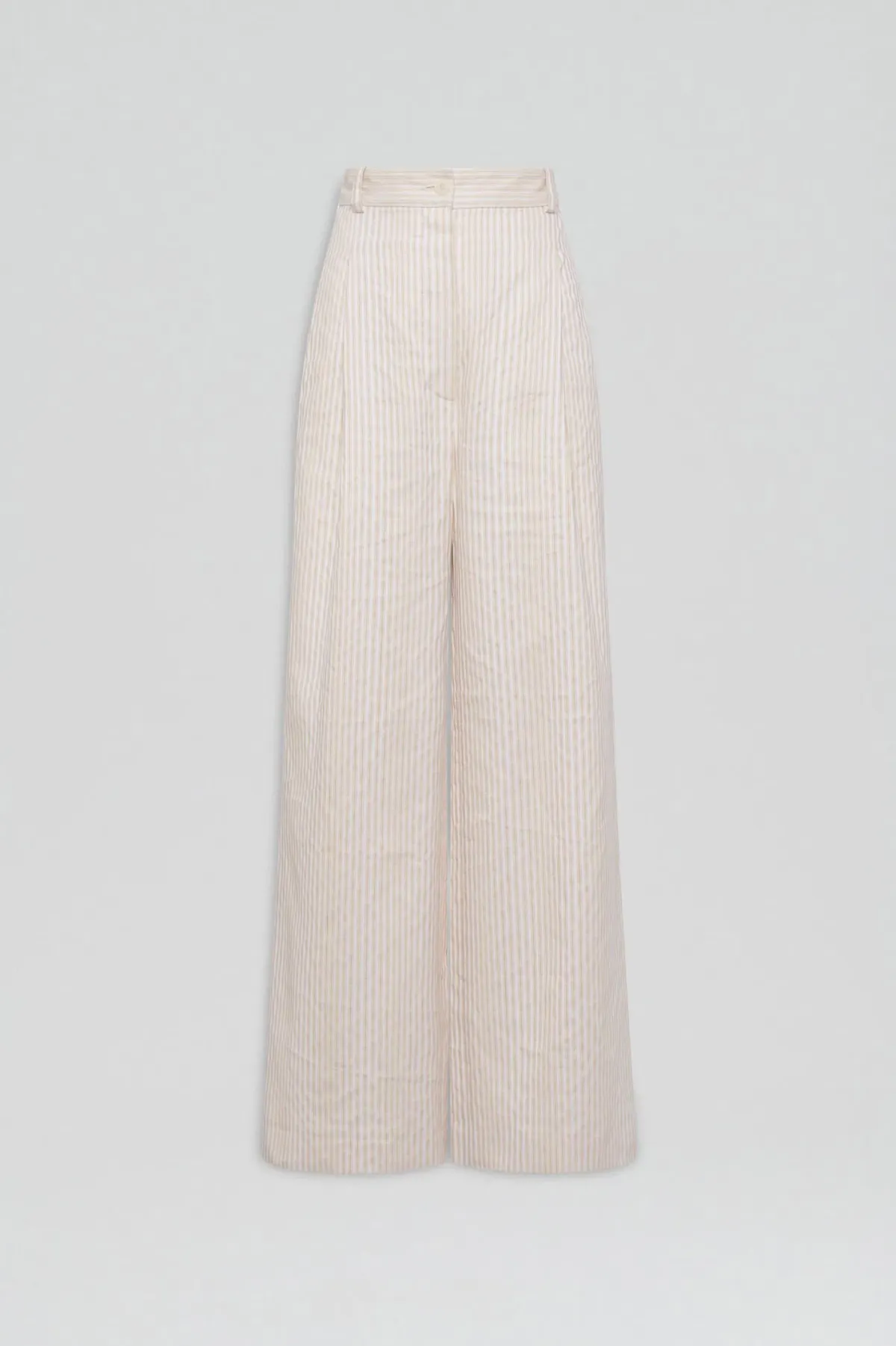 Striped Cotton Bustier Cream - Image 2