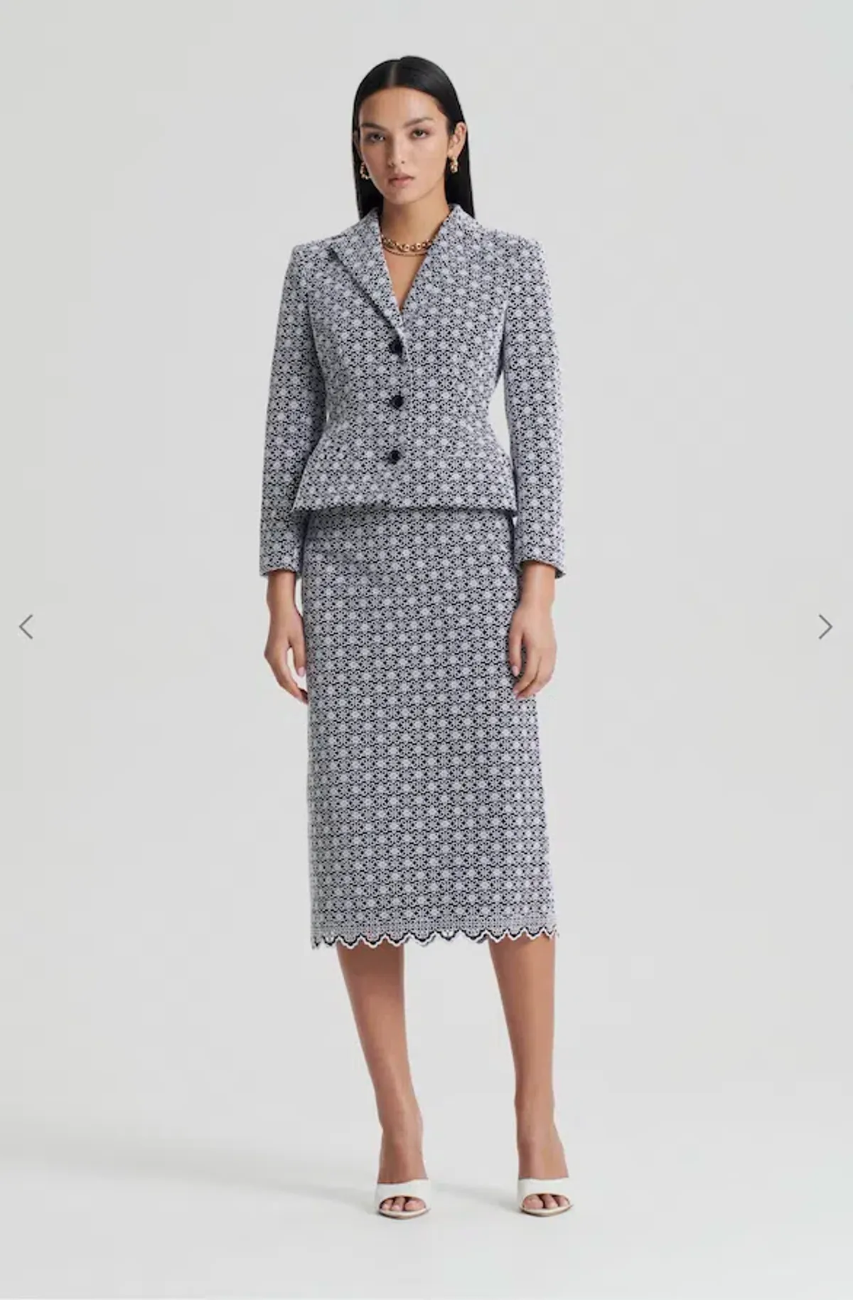 Embroided Floral Chanel Set - Image 1