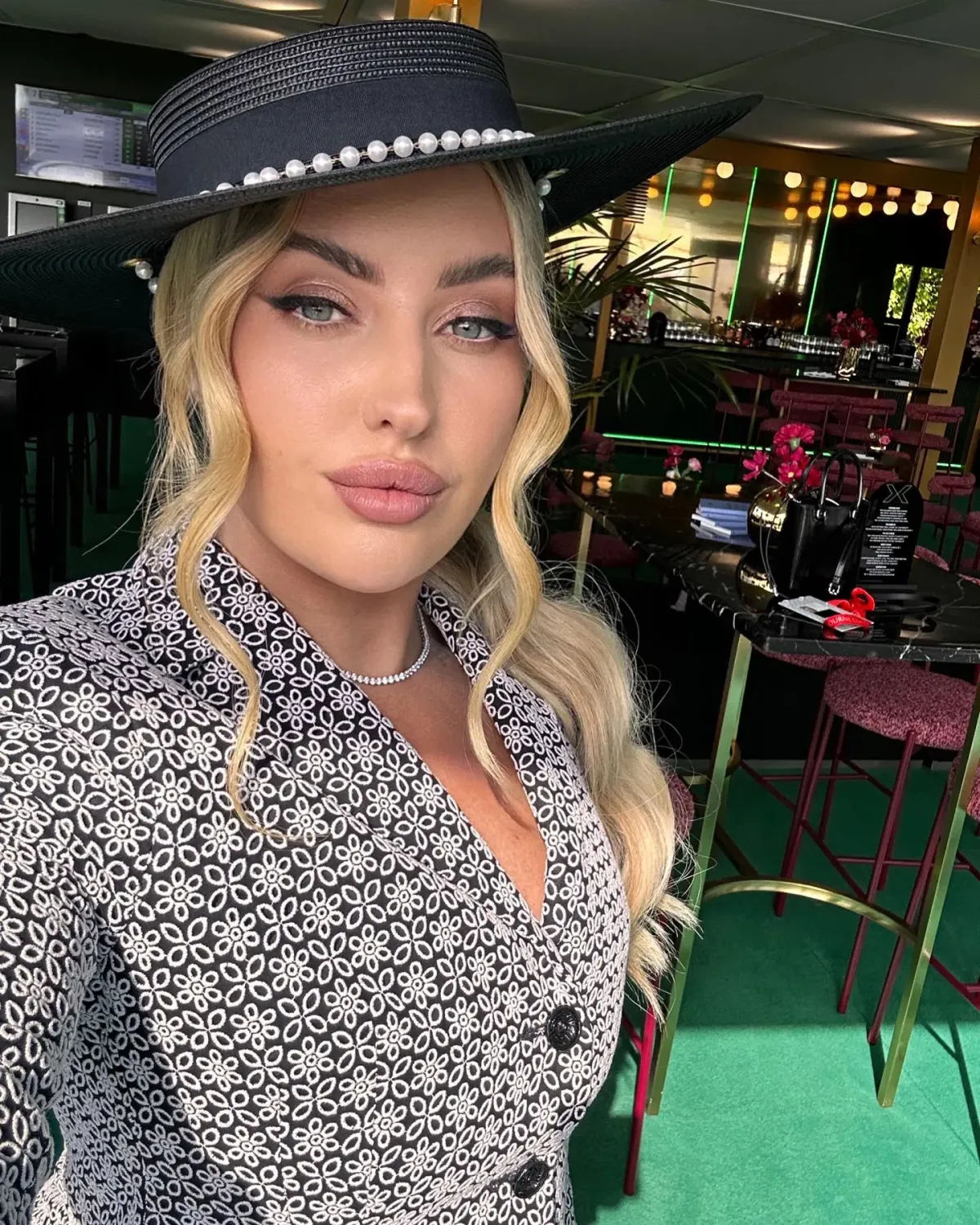 Embroided Floral Chanel Set - Image 2