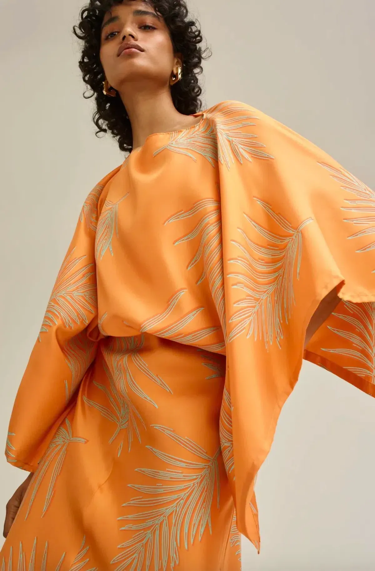 Silk Twill Dress And Top Set - Image 2