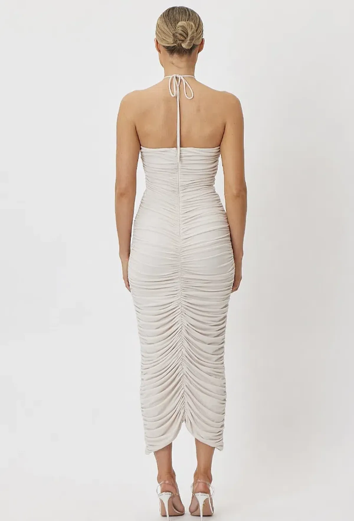 Bianca & Bridgett Marebba Midi Dress White - 10 - Image 2