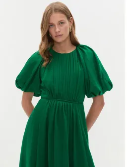 Aje Alma Midi Dress GREEN SAPPHIRE 8 for rent on The Volte - image 2