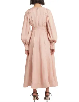 Aje Aurora midi dress - blush for rent on The Volte - image 2