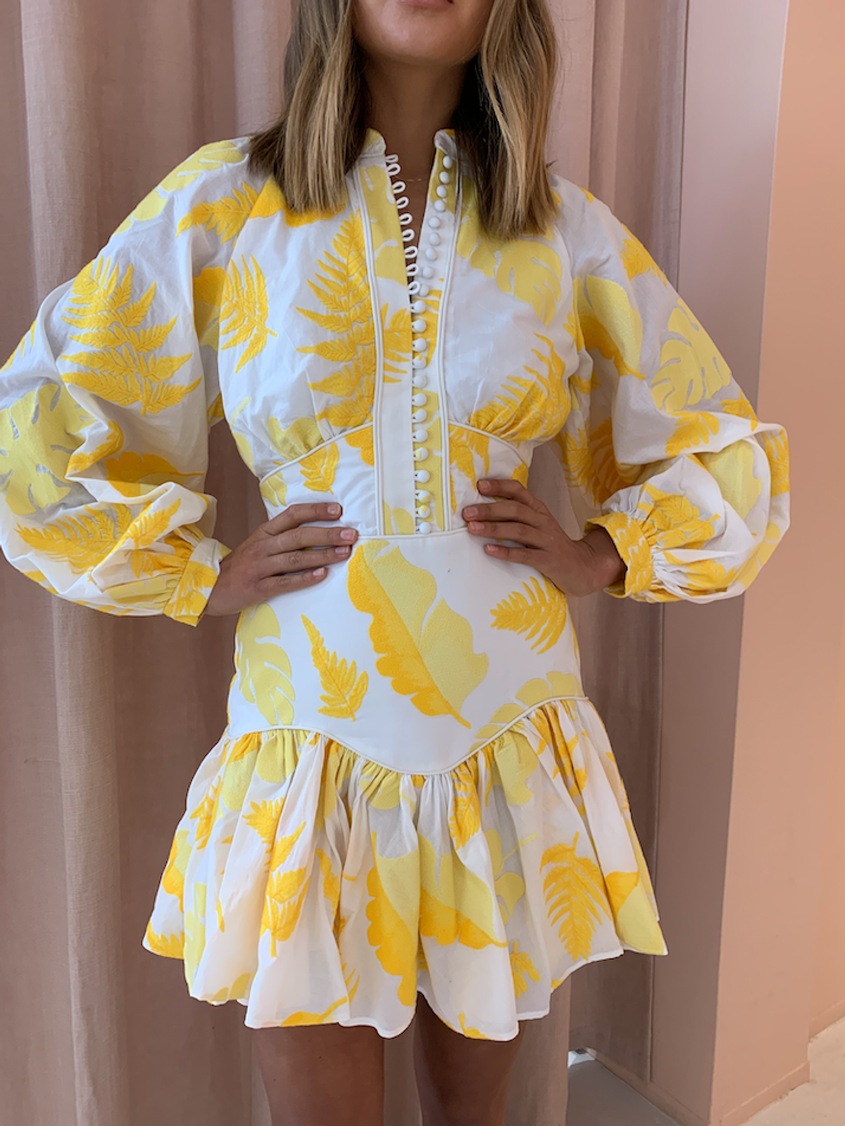 Acler Bastia Dress Print Size 6 - Image 2