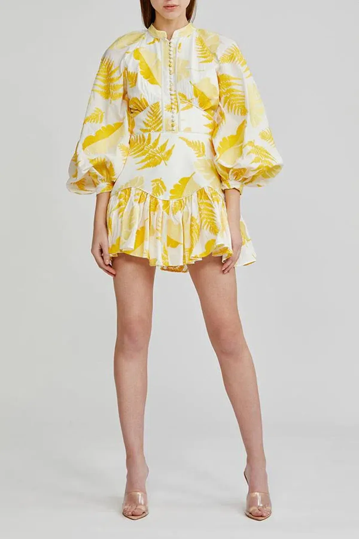 Acler Bastia Dress Print Size 6 - Image 1