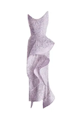 Thistle Wave Gown Quartz for rent on The Volte - image 4