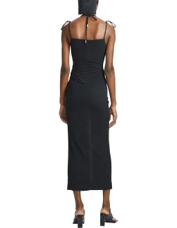 Dion Lee Gathered Butterfly Dress Black for rent on The Volte - image 2