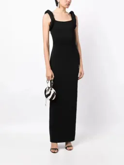 Rosetta Gown Black for rent on The Volte - image 1