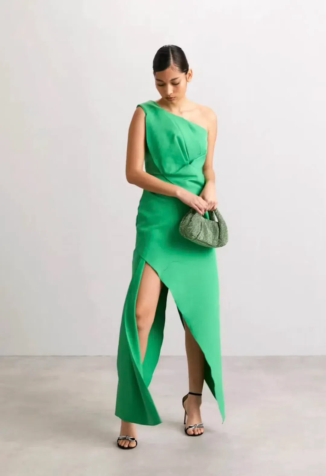 Luna Gown Green for rent on The Volte - main image