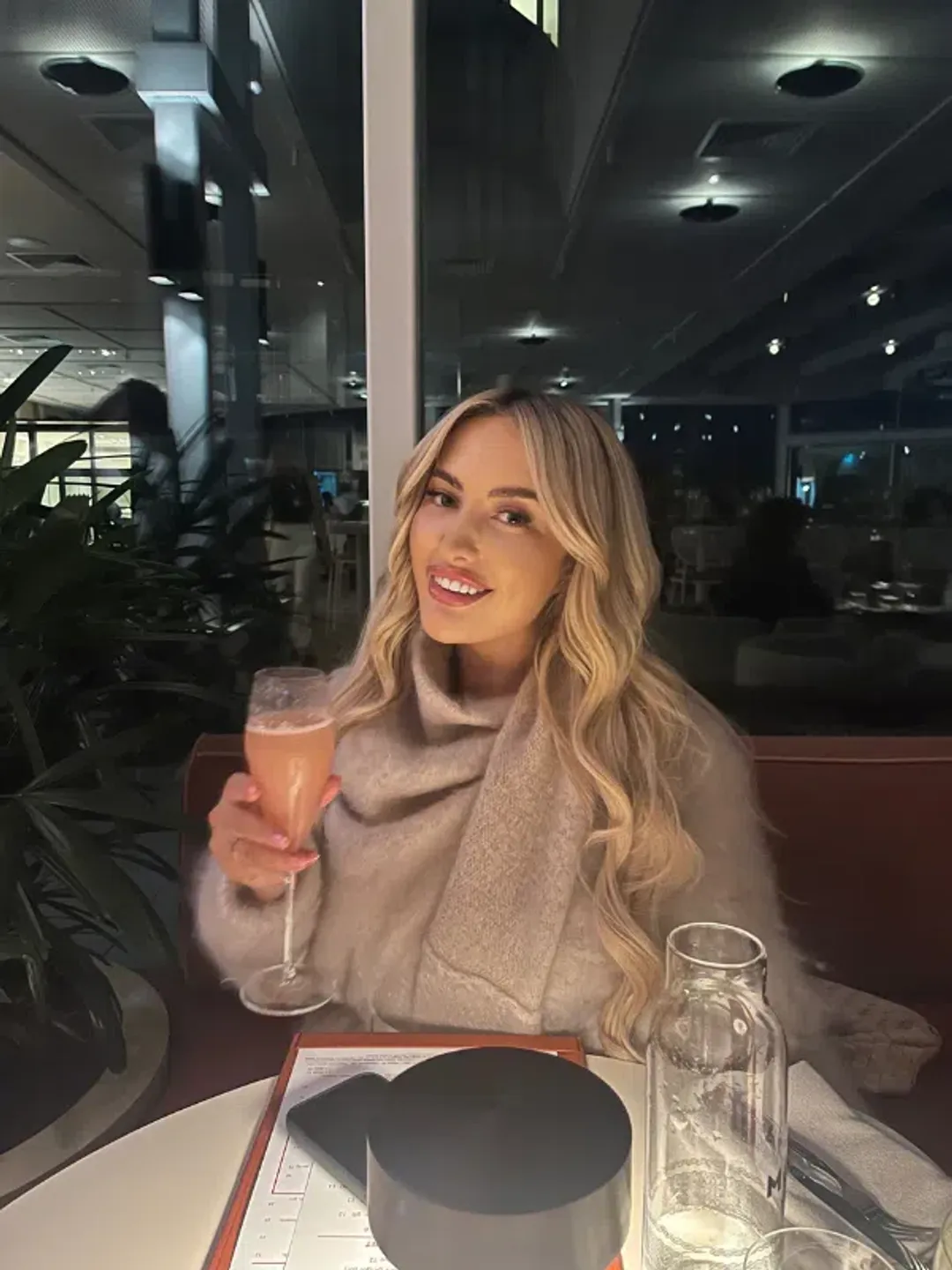 Brushed Mohair Cardigan Mink for rent on The Volte - main image