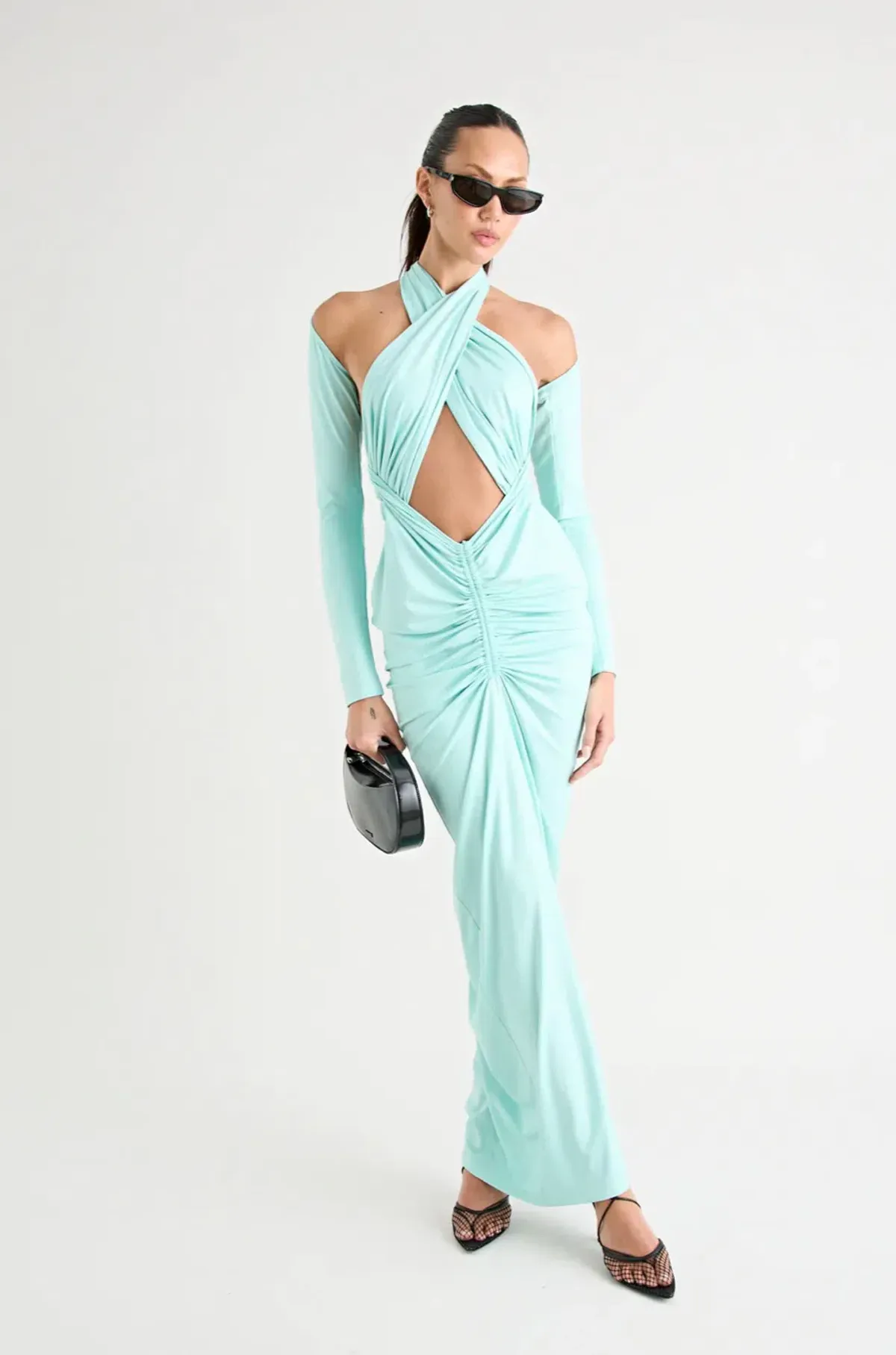Pfeiffer Victoria maxi dress aqua size 12 L - Image 1