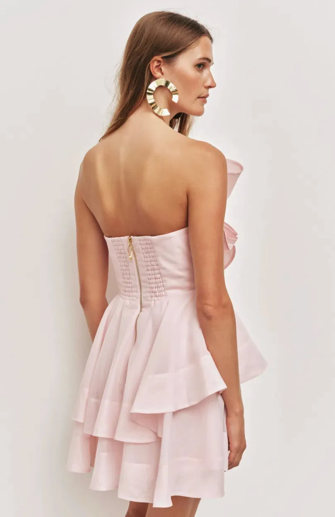 AJE SELESTIA MINI DRESS PINK for rent on The Volte - main image