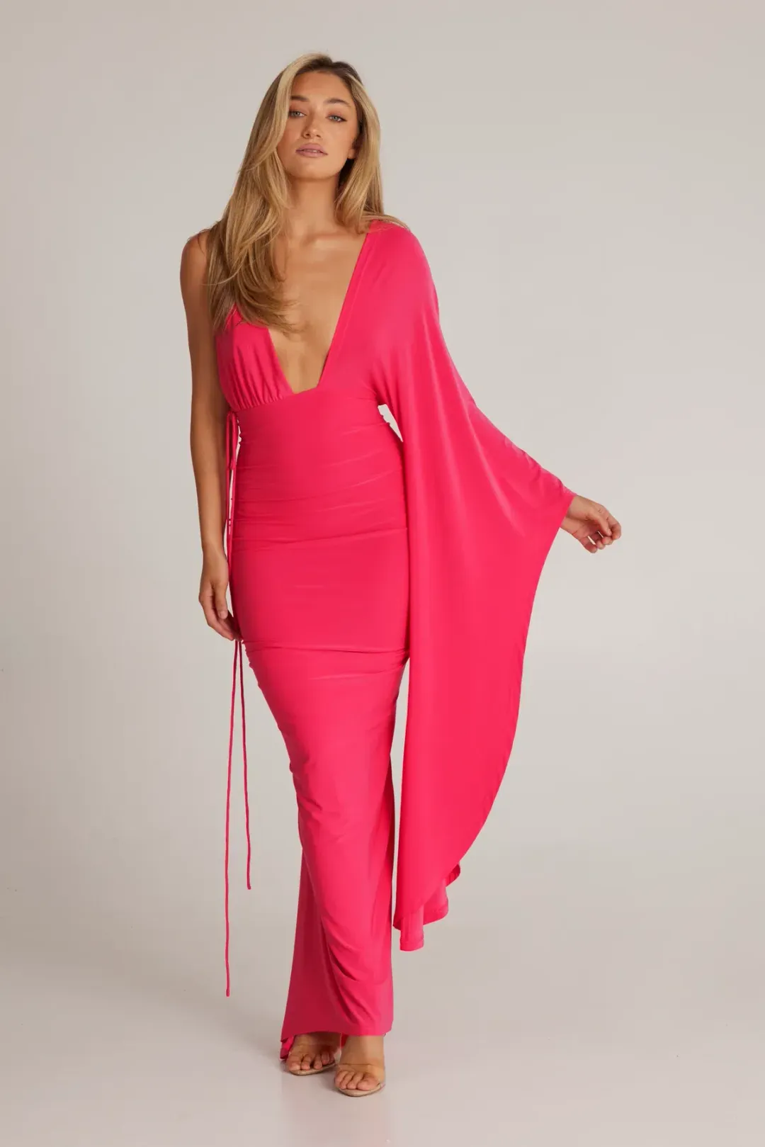 Athena Fuchscia dress for rent on The Volte - main image