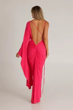 Athena Fuchscia dress for rent on The Volte - image 2