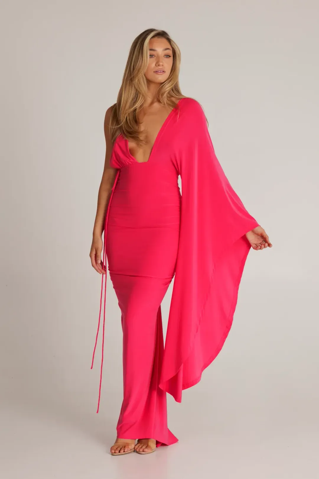 Athena Fuchscia dress for rent on The Volte - main image