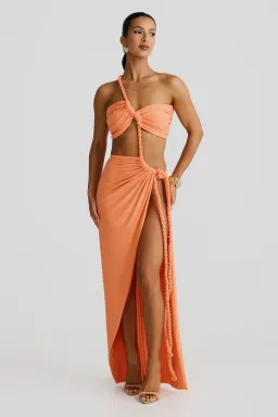 Zamara Papaya Dress for rent on The Volte - image 1