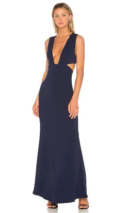 X by NBD Yani Gown Navy Size 8 for rent on The Volte - image 1