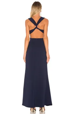 X by NBD Yani Gown Navy Size 8 for rent on The Volte - image 2