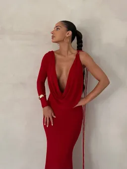 Emilia Red Dress for rent on The Volte - image 3