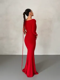 Emilia Red Dress for rent on The Volte - image 2