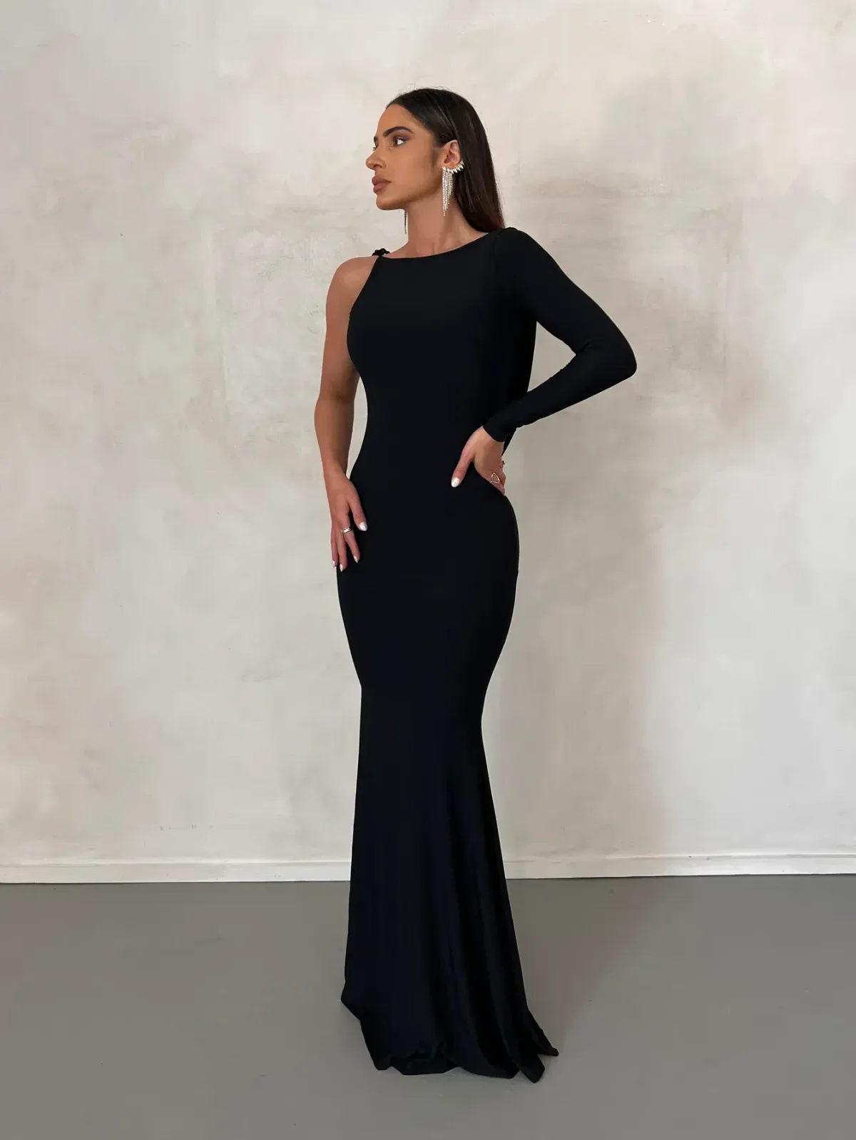 Emilia Black Dress - Image 5