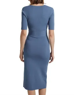 Amara milano pencil dress blue for rent on The Volte - image 3