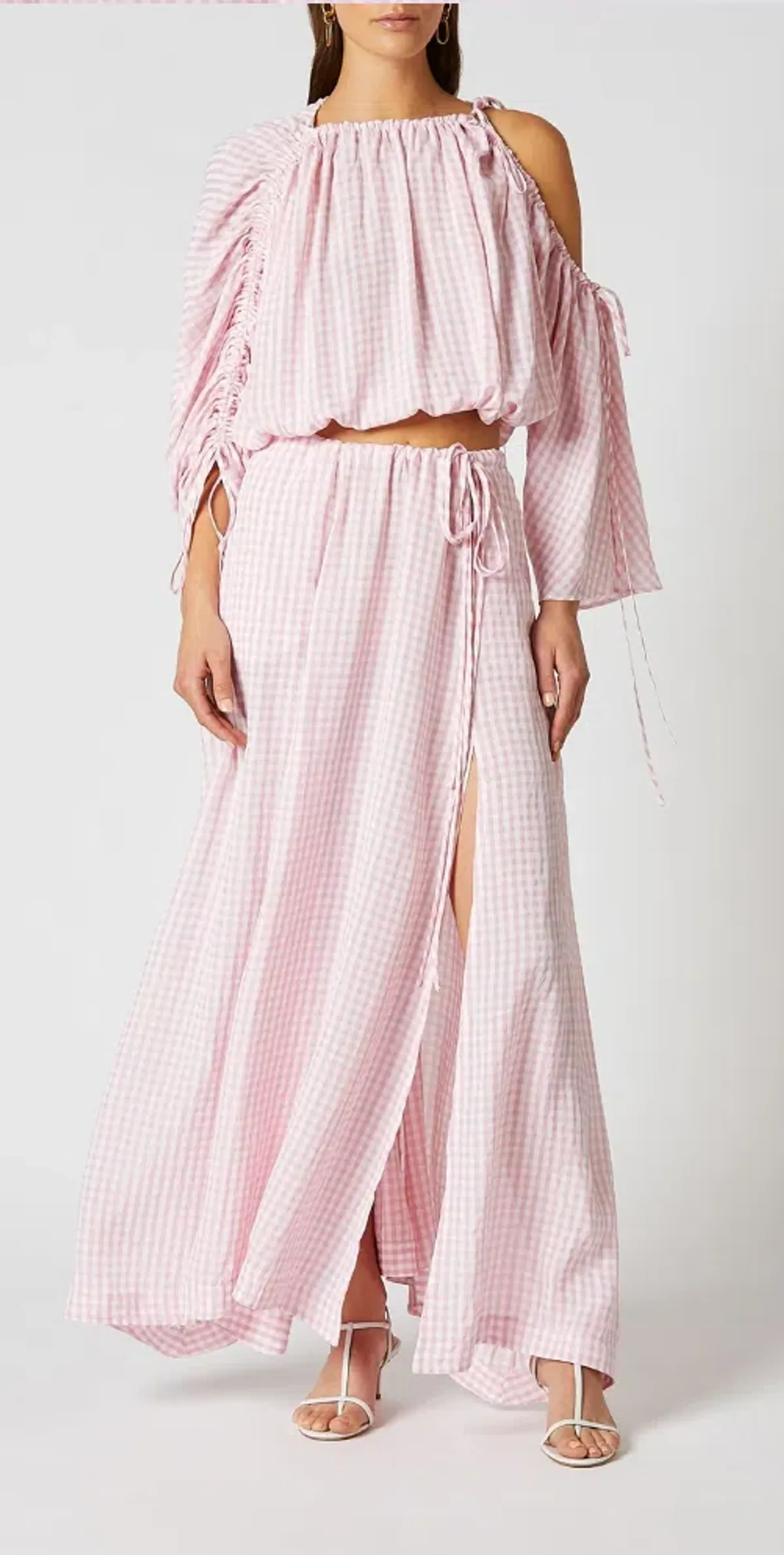 Baby Pink Gingham Set - Image 1